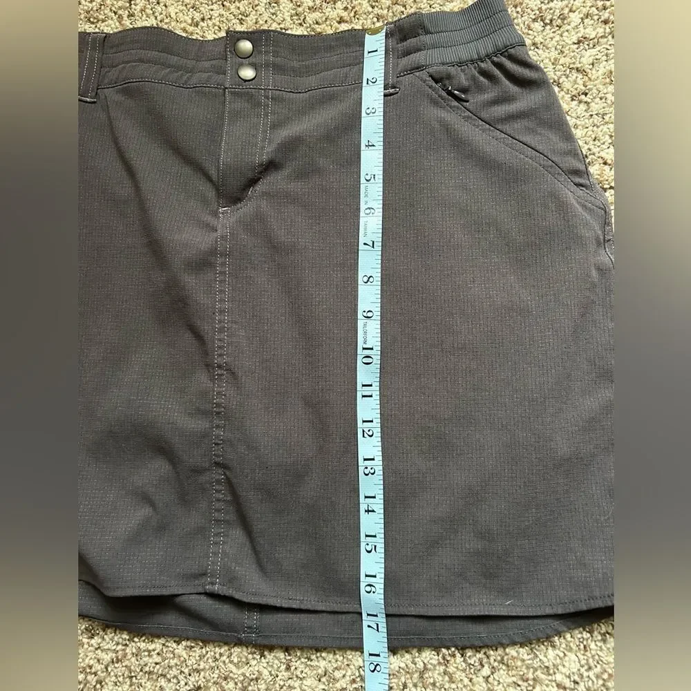 Kuhl Women's Charcoal Gray Athletic Outdoor Skort Size 12